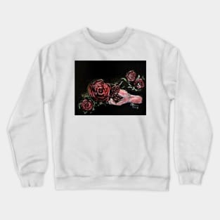 Rose In The Hand Crewneck Sweatshirt